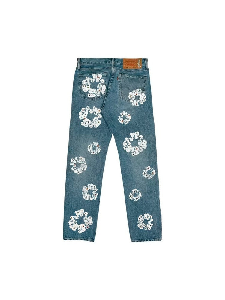DENIM TEARS GEMSTONE BLUE JEANS DENIM TEARS The Hype Company