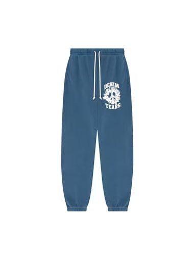 DENIM TEARS PEACE LOGO BLUE SWEATPANTS