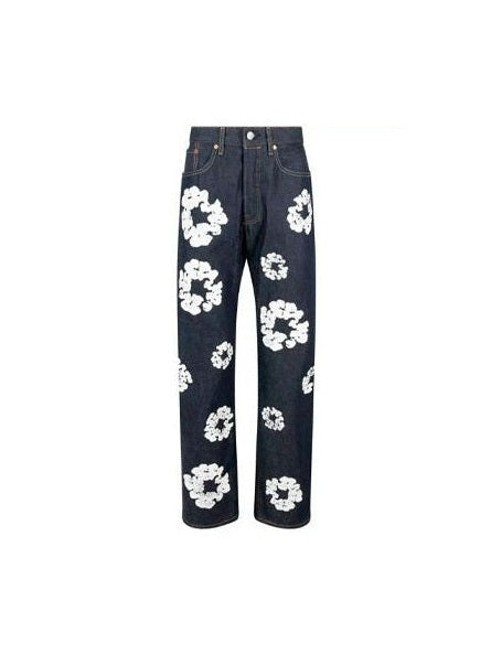 DENIM TEARS SELVEDGE JEANS BLUE WHITE DENIM TEARS The Hype Company