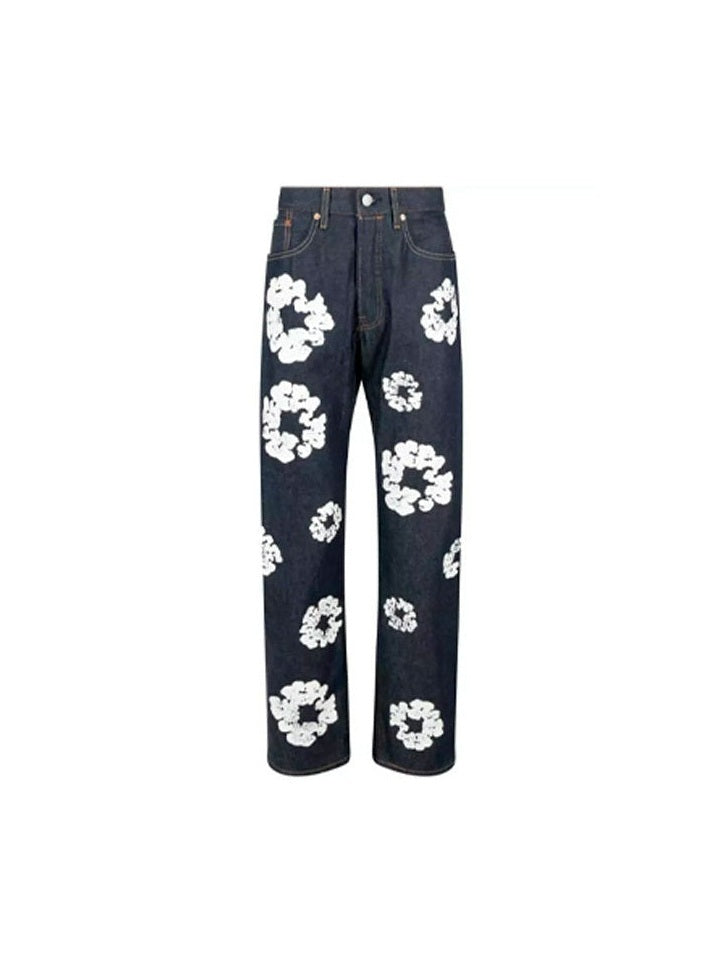 DENIM TEARS SELVEDGE JEANS BLUE WHITE DENIM TEARS The Hype Company