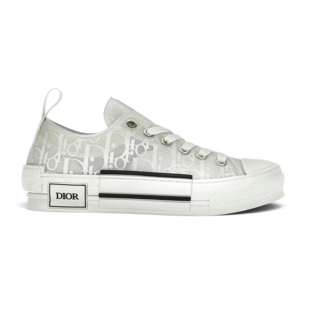DIOR B23 OBLIQUE WHITE SNEAKERS LOW