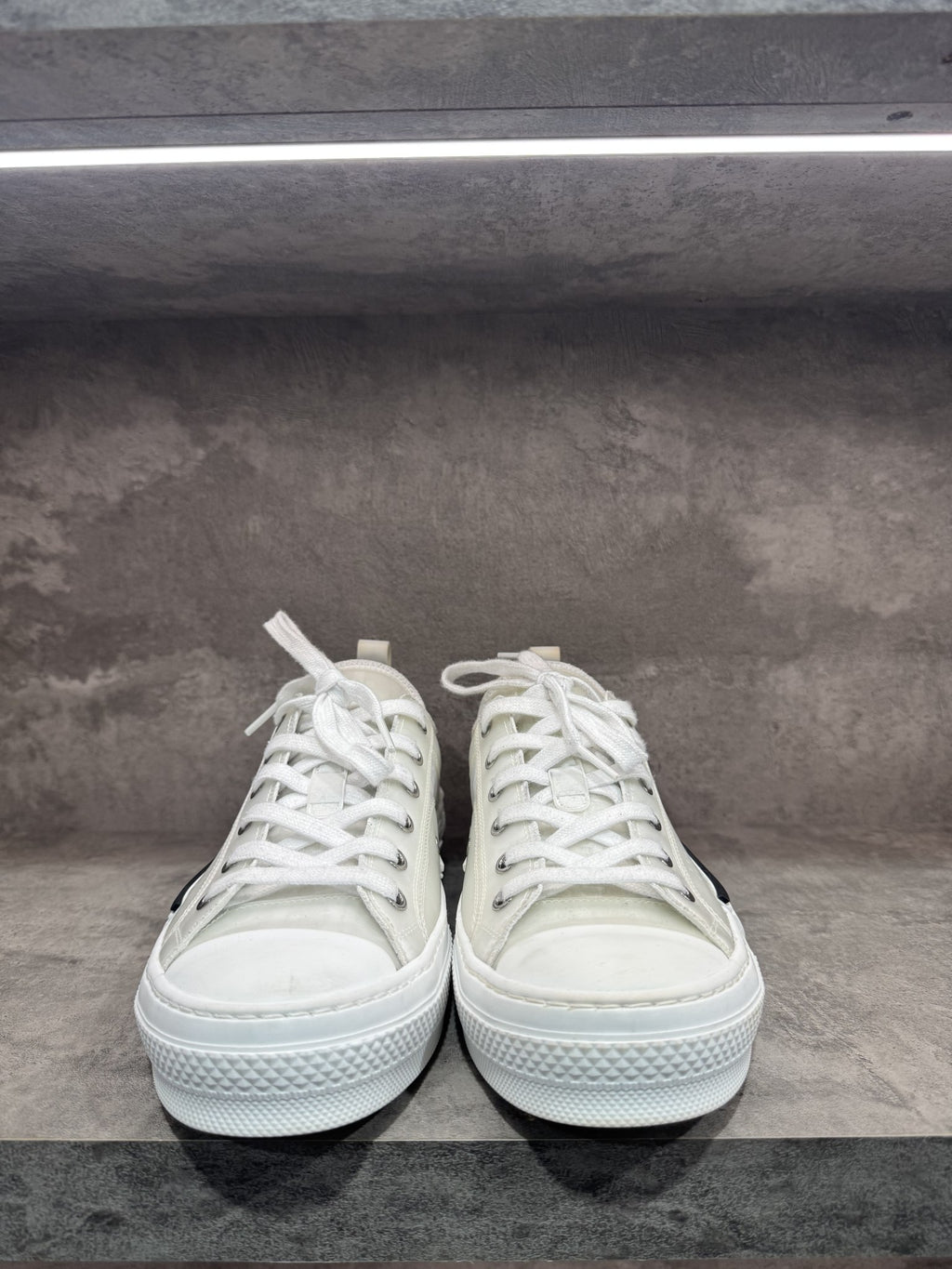 DIOR B23 OBLIQUE WHITE SNEAKERS LOW