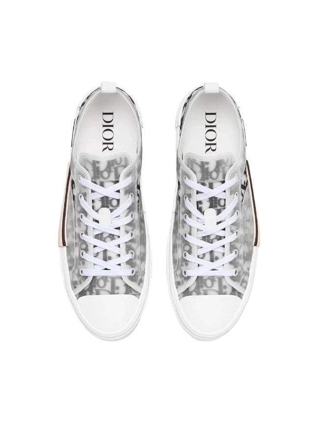 DIOR B23 WHITE LOW MONOGRAM SNEAKERS DIOR The Hype Company