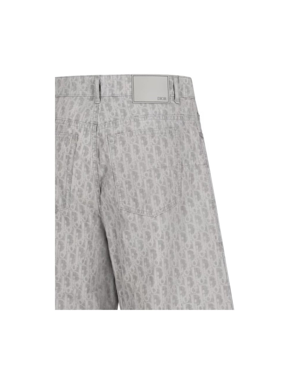 DIOR OBLIQUE CHINO SHORTS GREY