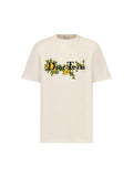 DIOR X DENIM TEARS RELAXED-FIT LOGO T-SHIRT WHITE CREAM SS23