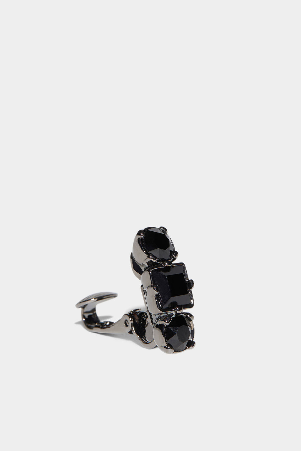 DSQUARED2 D2 CLASSIC EARRING BLACK — vista 3