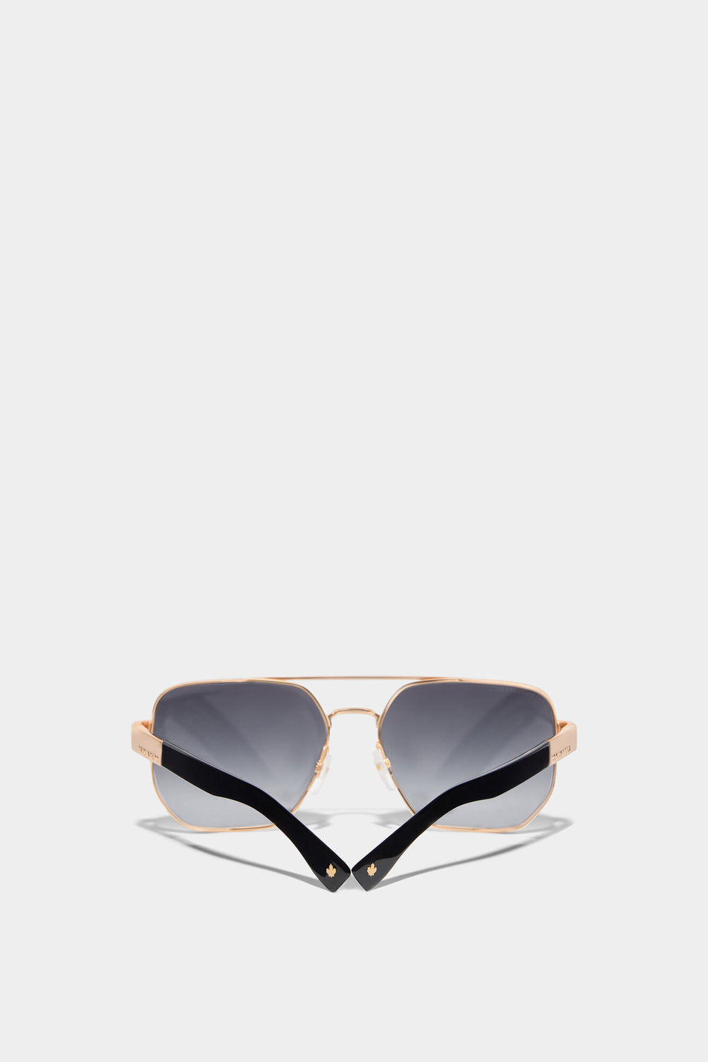 DSQUARED2 HYPE GOLD BLACK SUNGLASSES — vista 3