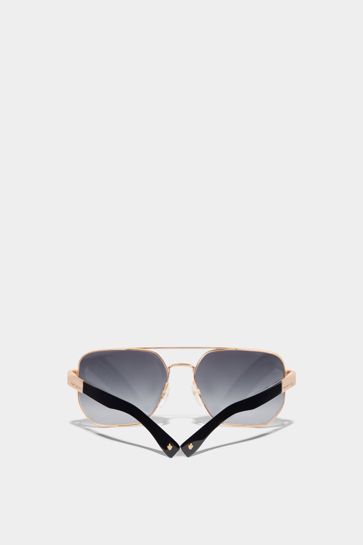 DSQUARED2 HYPE GOLD BLACK SUNGLASSES — vista 3