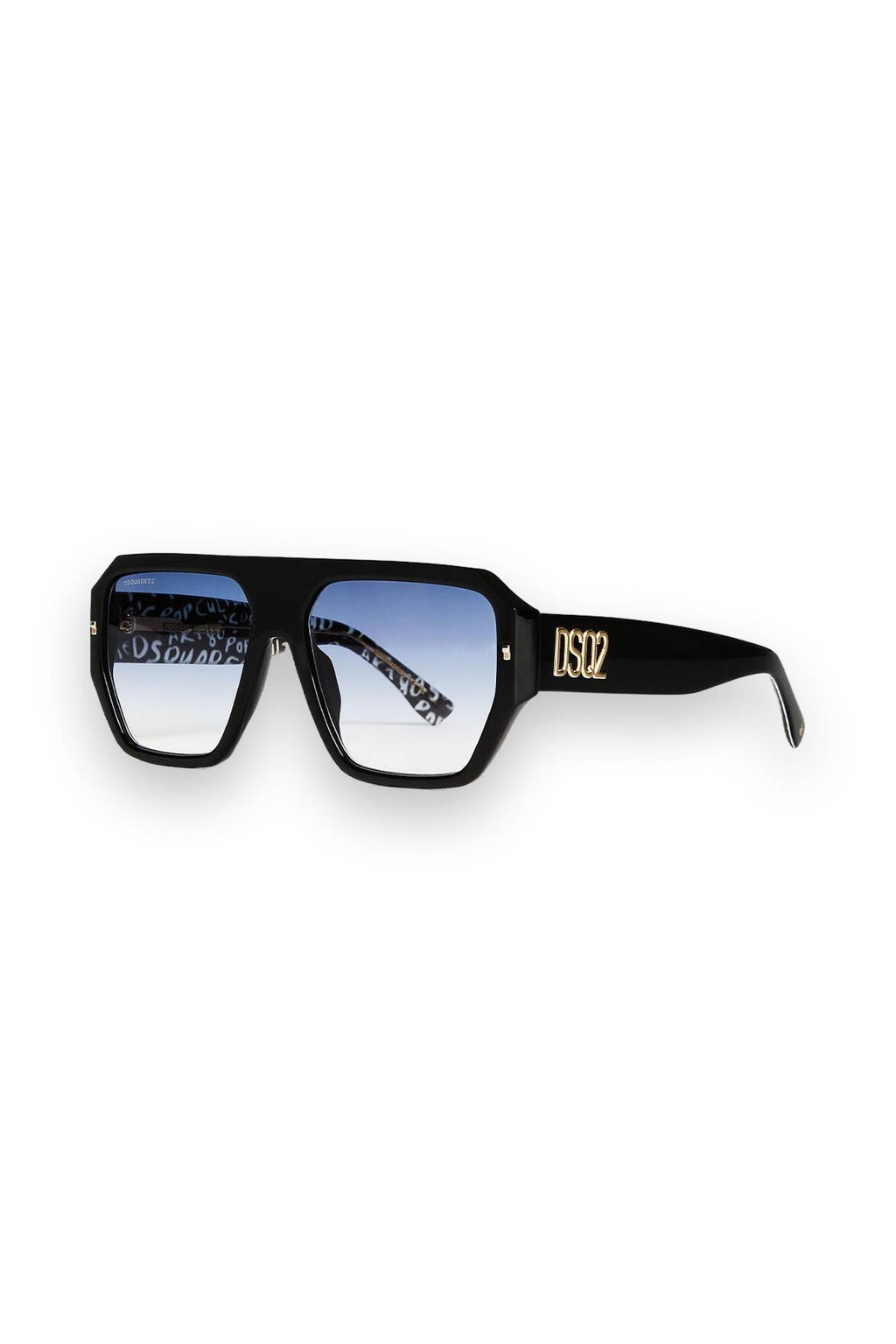 DSQUARED2 HYPE BLACK WHITE PATTERN SUNGLASSES