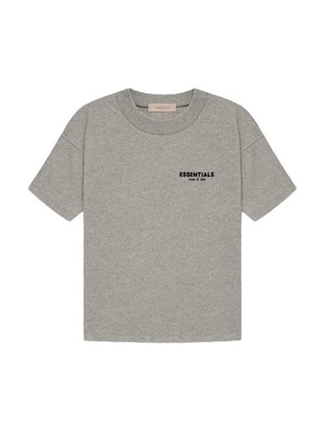 FEAR OF GOD ESSENTIALS DARK HEATHER OATMEAL TEE ESSENTIALS The Hype Company