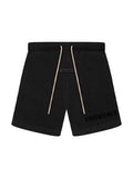 FEAR OF GOD ESSENTIALS SWEATSHORT JET BLACK ESSENTIALS The Hype Company