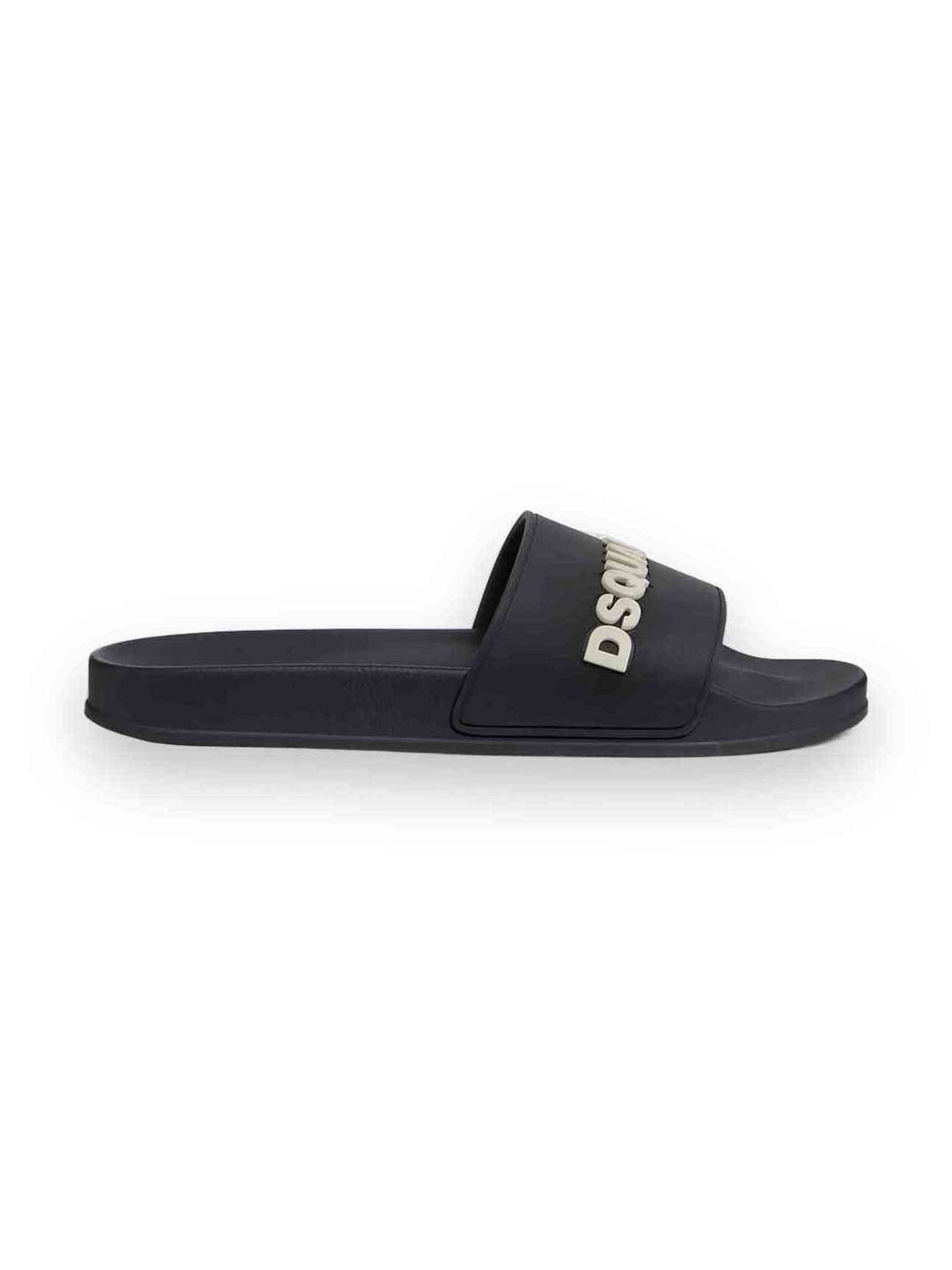 DSQUARED2 LOGO SLIDES BLACK