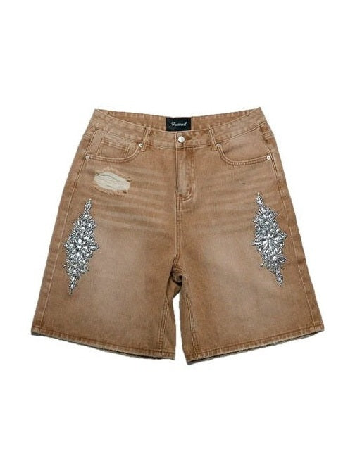 FRATERNAL KHAKI DAGGER JORTS