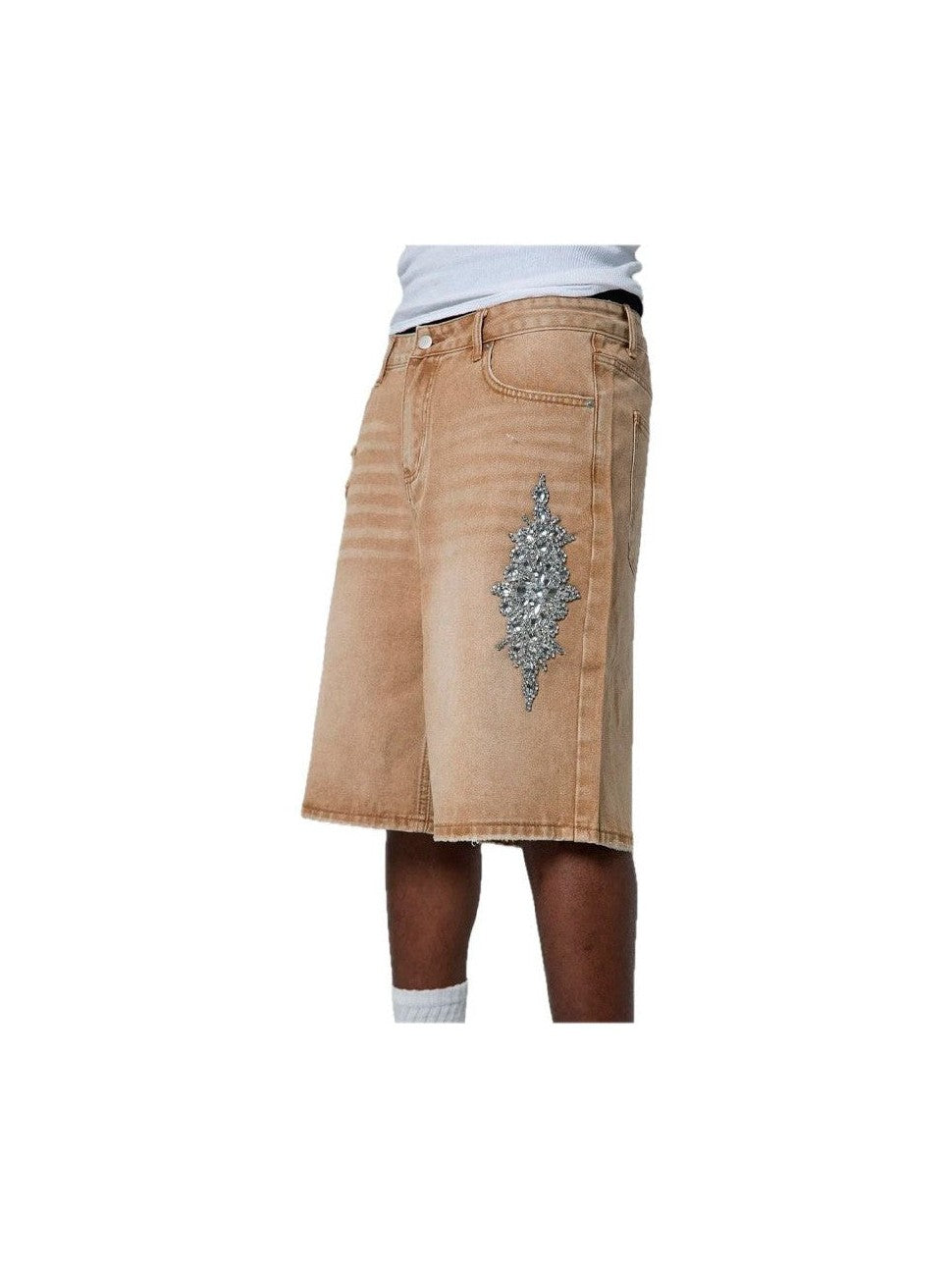 FRATERNAL KHAKI DAGGER JORTS