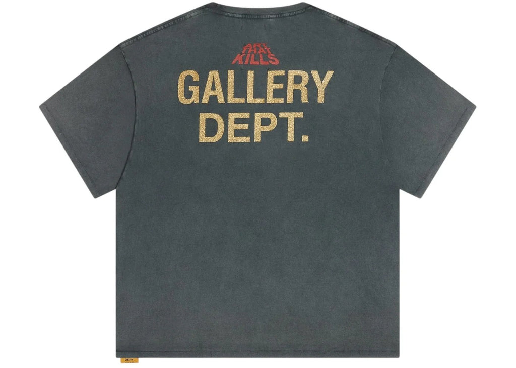 GALLERY DEPT. ATK NIGHT TEE VINTAGE BLACK