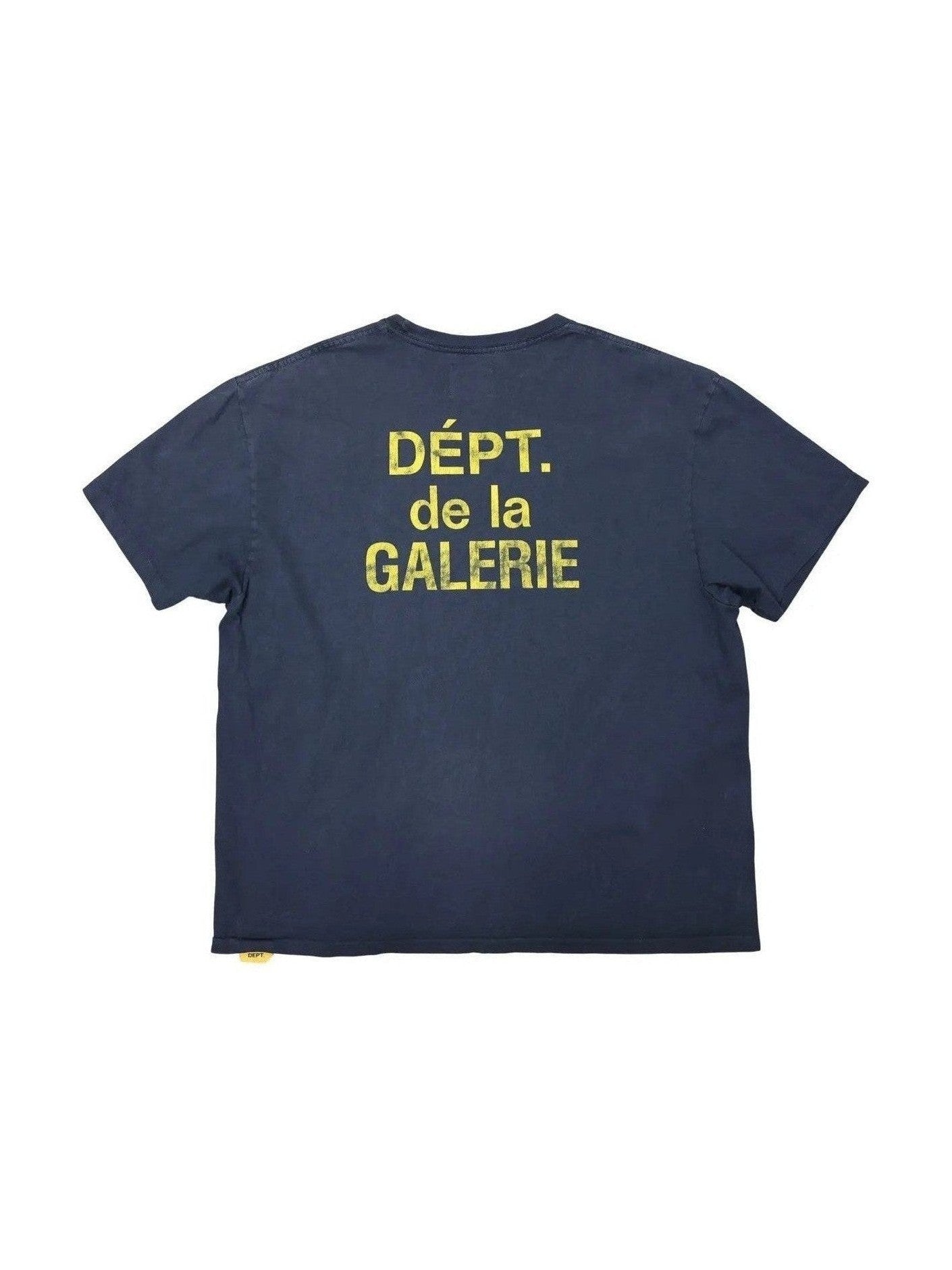 GALLERY DEPT FRENCH LOGO NAVY T SHIRT GALLERY DEPT The Hype Company