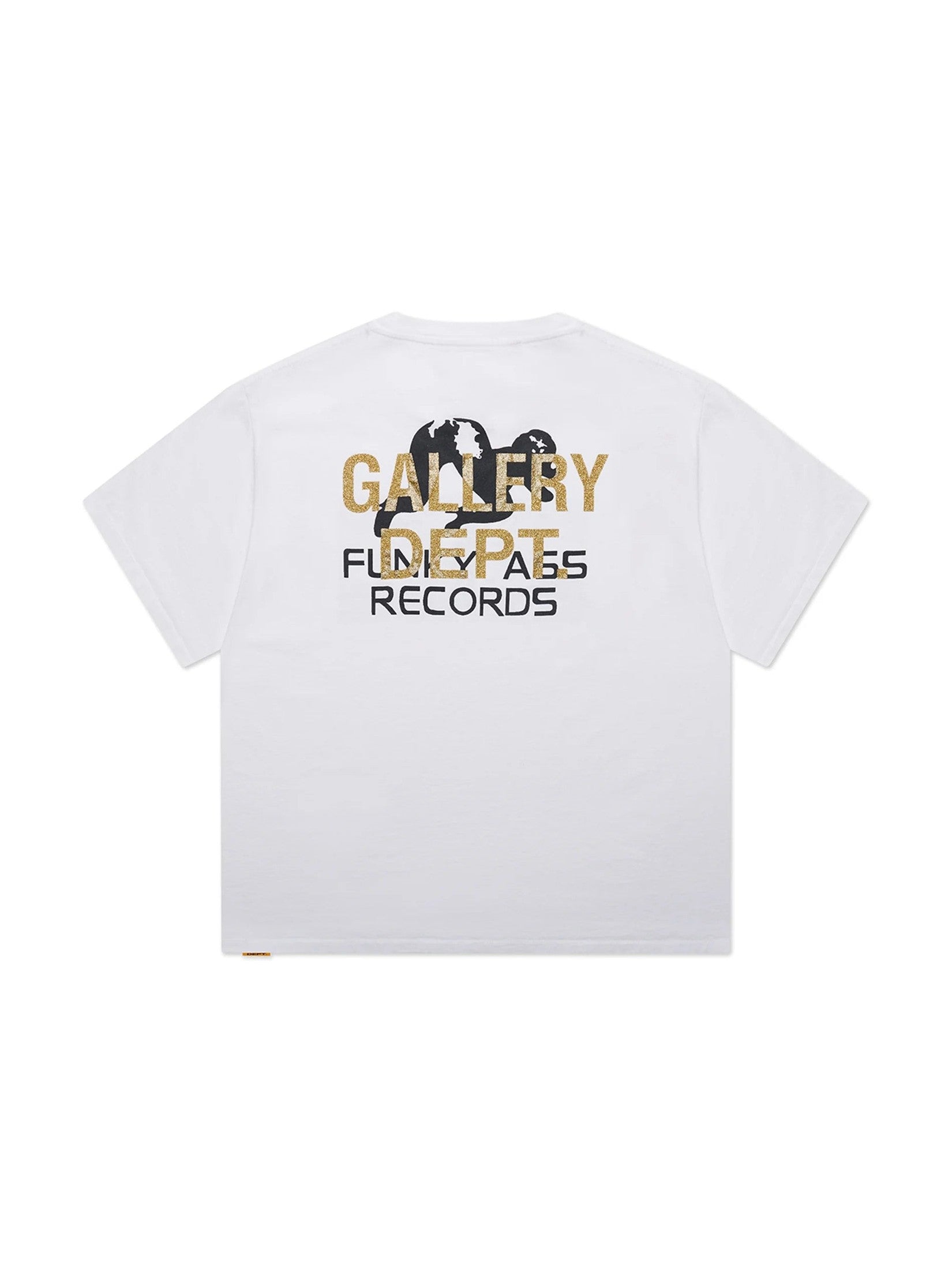 GALLERY DEPT FUNKY ASS RECORDS TEE WHITE