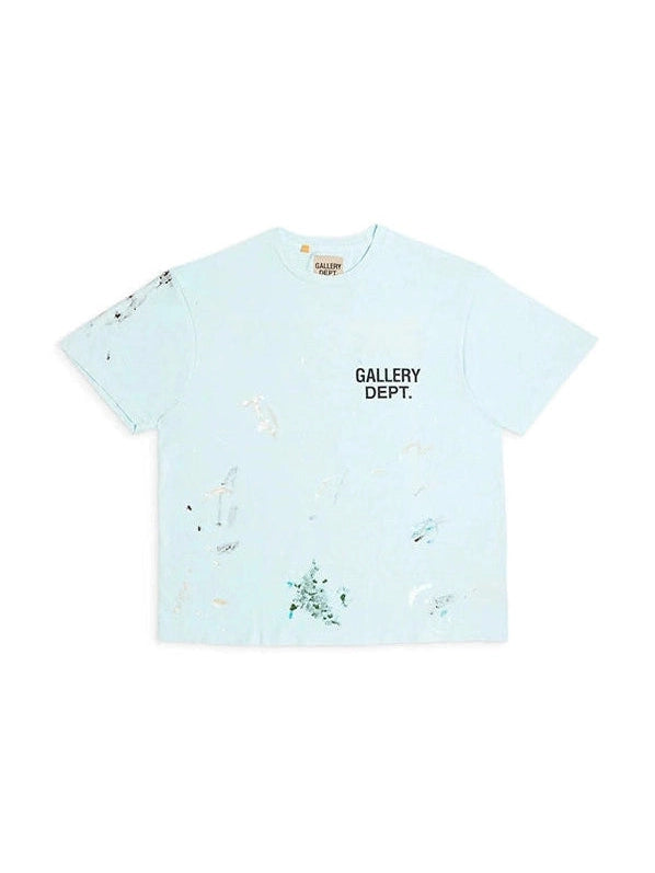 GALLERY DEPT HOLLYWOOD LIGHT BLUE T SHIRT GALLERY DEPT The Hype Company