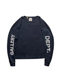 GALLERY DEPT THERMAL LONG SLEEVE BLUE LOGO GALLERY DEPT The Hype Company