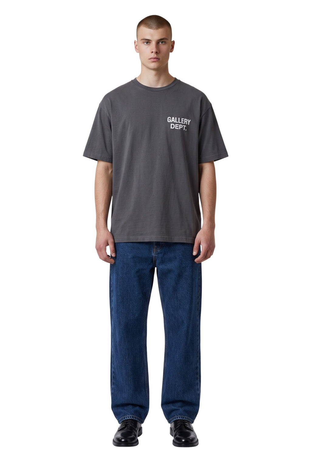GALLERY DEPT. WASHED BLACK T-SHIRT