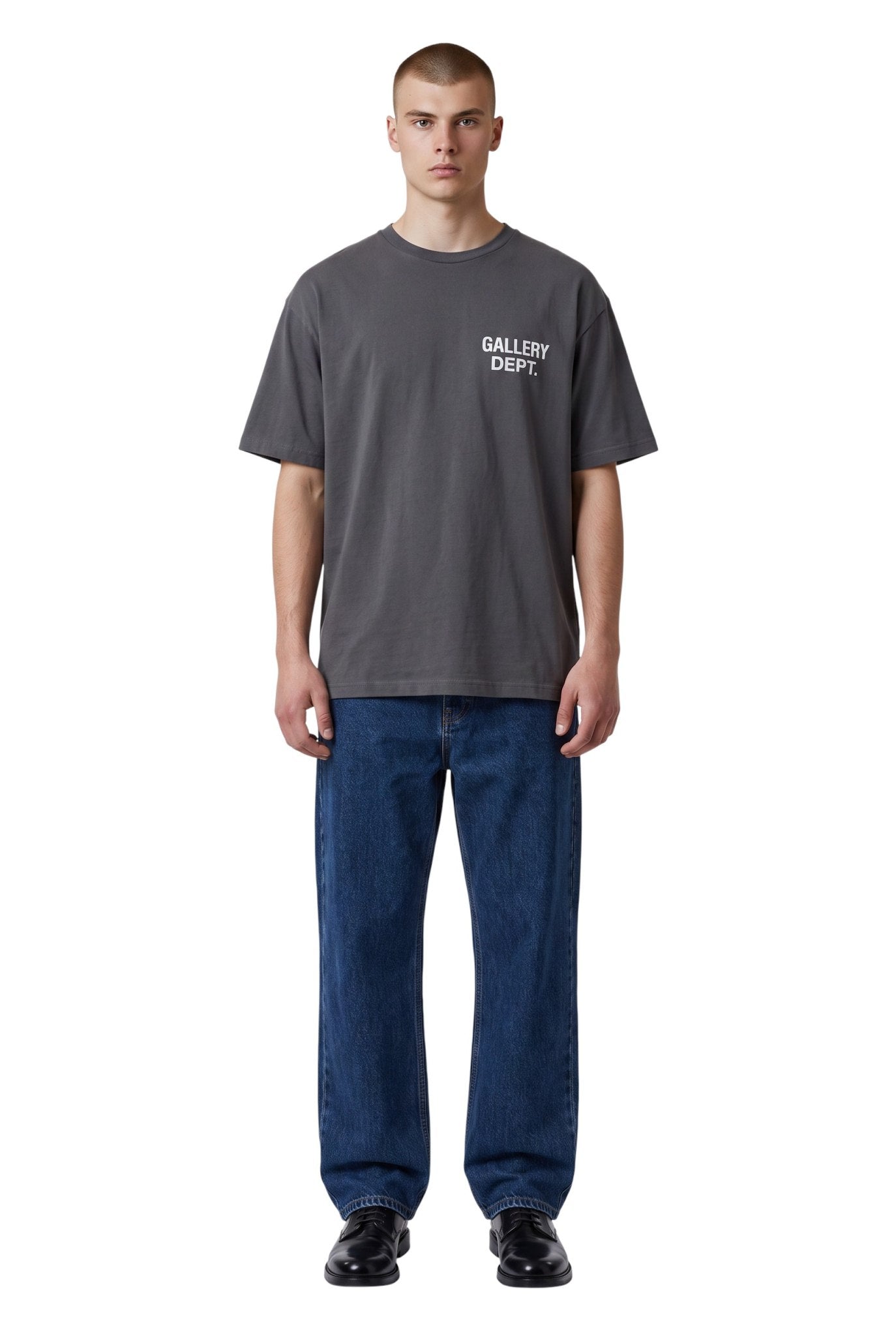 GALLERY DEPT. WASHED BLACK T-SHIRT