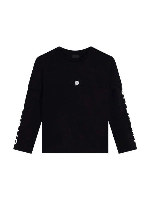 GIVENCHY 4G BASIC BLACK LOGO LONGSLEVE GIVENCHY The Hype Company