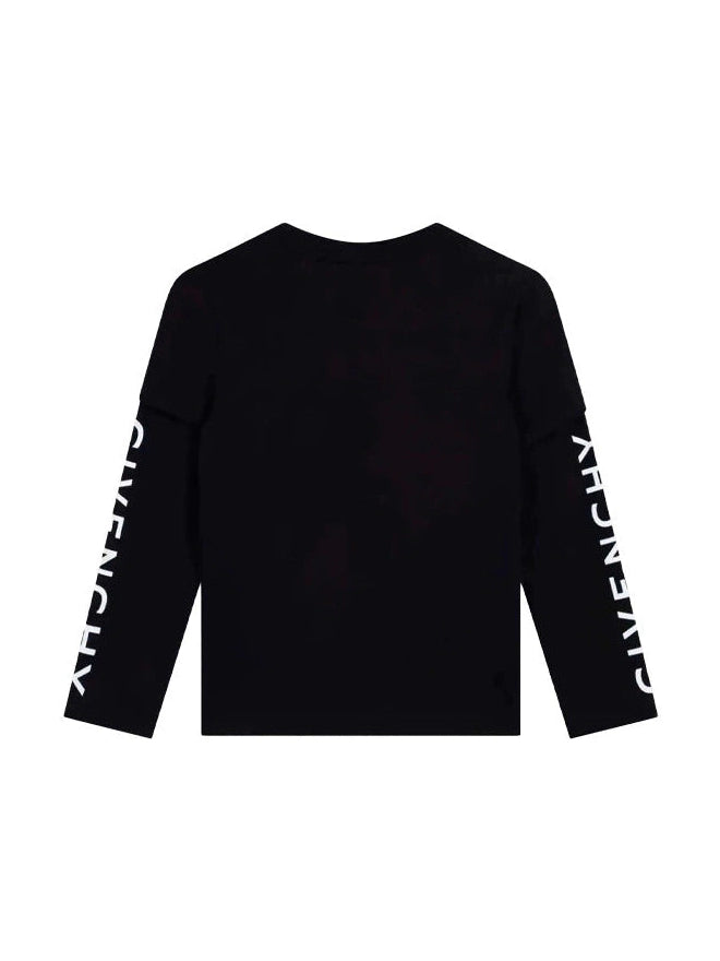 GIVENCHY 4G BASIC BLACK LOGO LONGSLEVE GIVENCHY The Hype Company