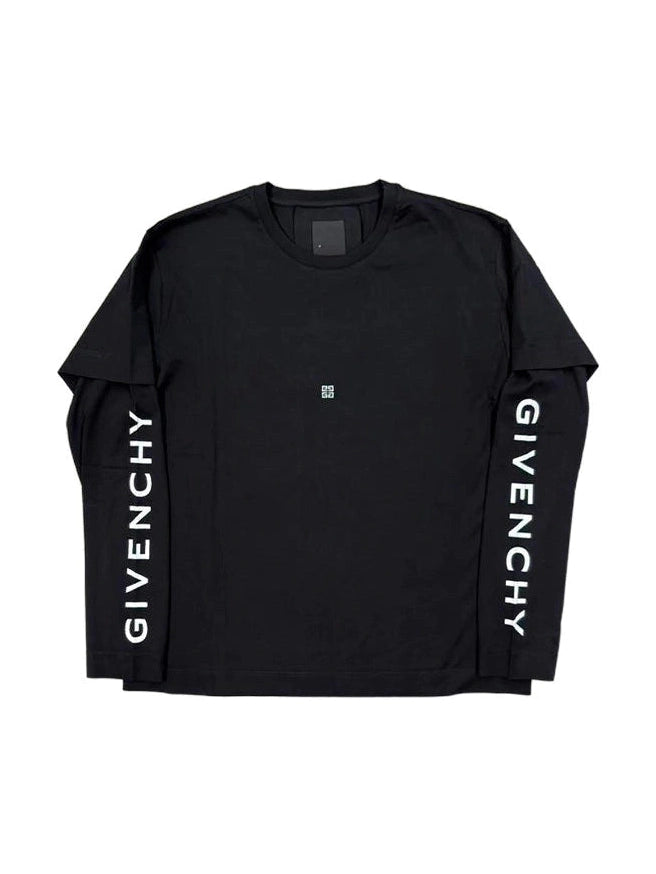 GIVENCHY 4G BASIC BLACK LOGO LONGSLEVE GIVENCHY The Hype Company