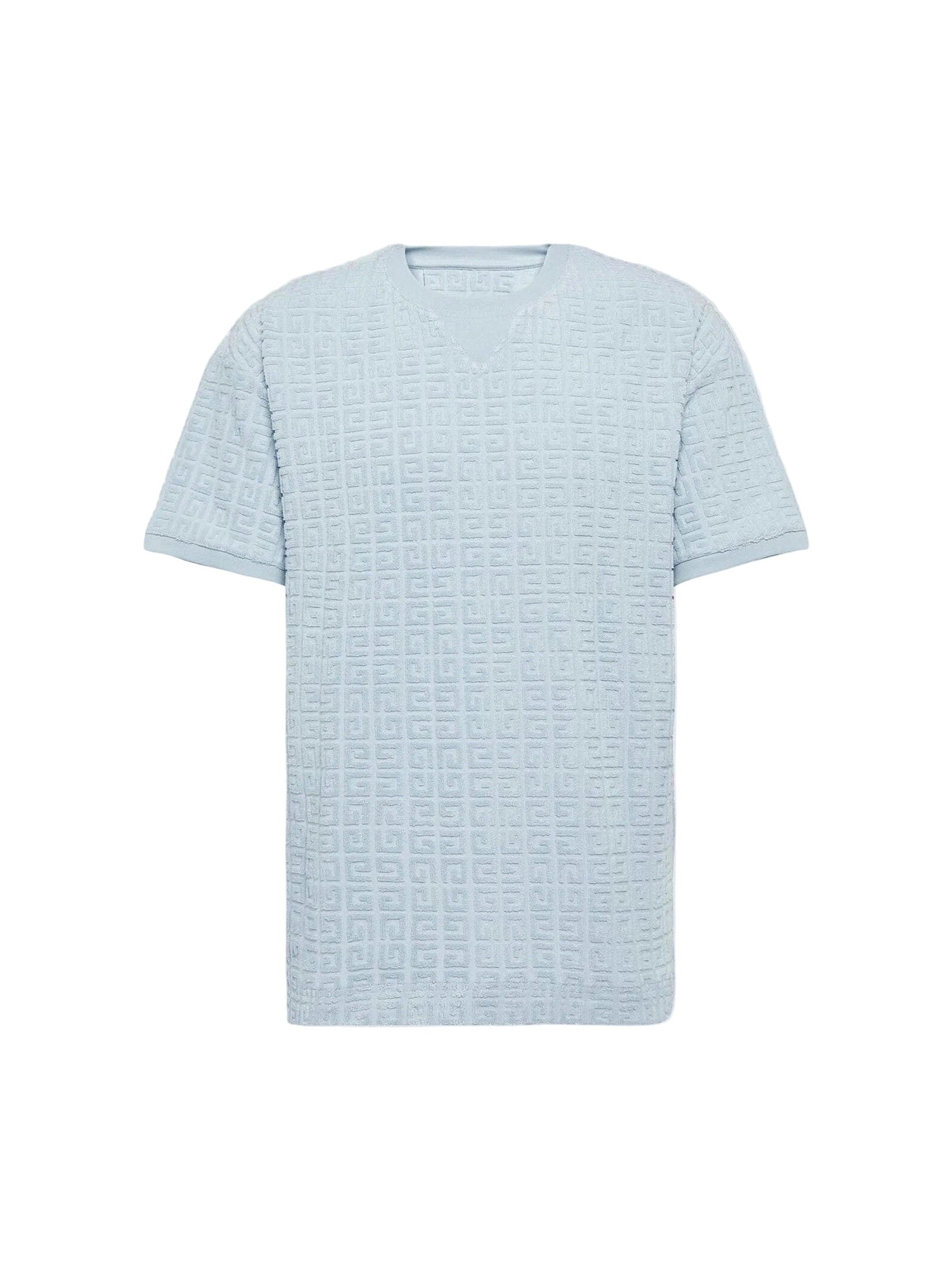 GIVENCHY 4G COTTON TERRY JACQUARD T SHIRT