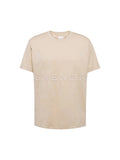 GIVENCHY 4G EMBROIDERED LOGO BEIGE TEE