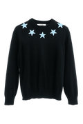 GIVENCHY BLUE STARS TISCI SWEATER BLACK