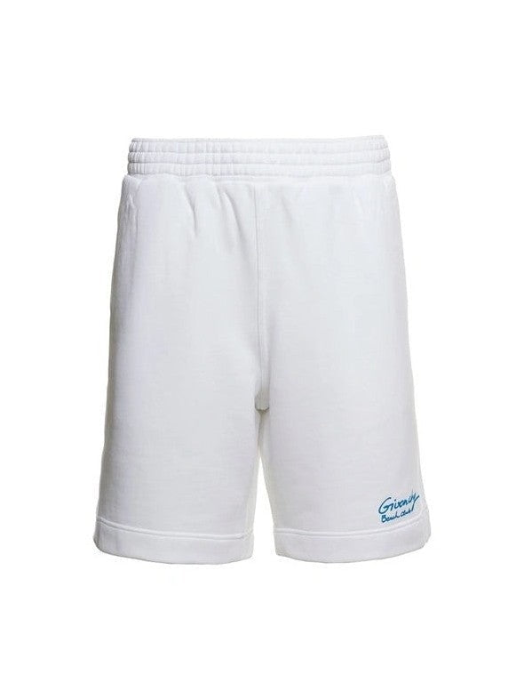 GIVENCHY LA PLAGE WHITE COTTON SHORTS