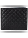 GUCCI BIFOLD WALLET MICROGUCCISSIMA BLACK