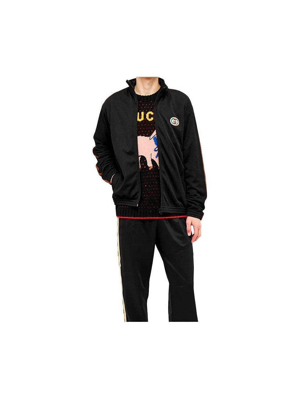 GUCCI MESH TRACK JACKET BLACK GUCCI The Hype Company