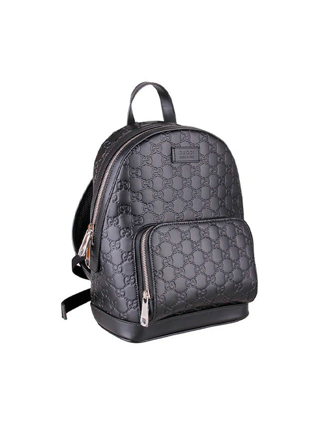 GUCCI MONOGRAM STRIPED GGS BLUE BACKPACK GUCCI The Hype Company