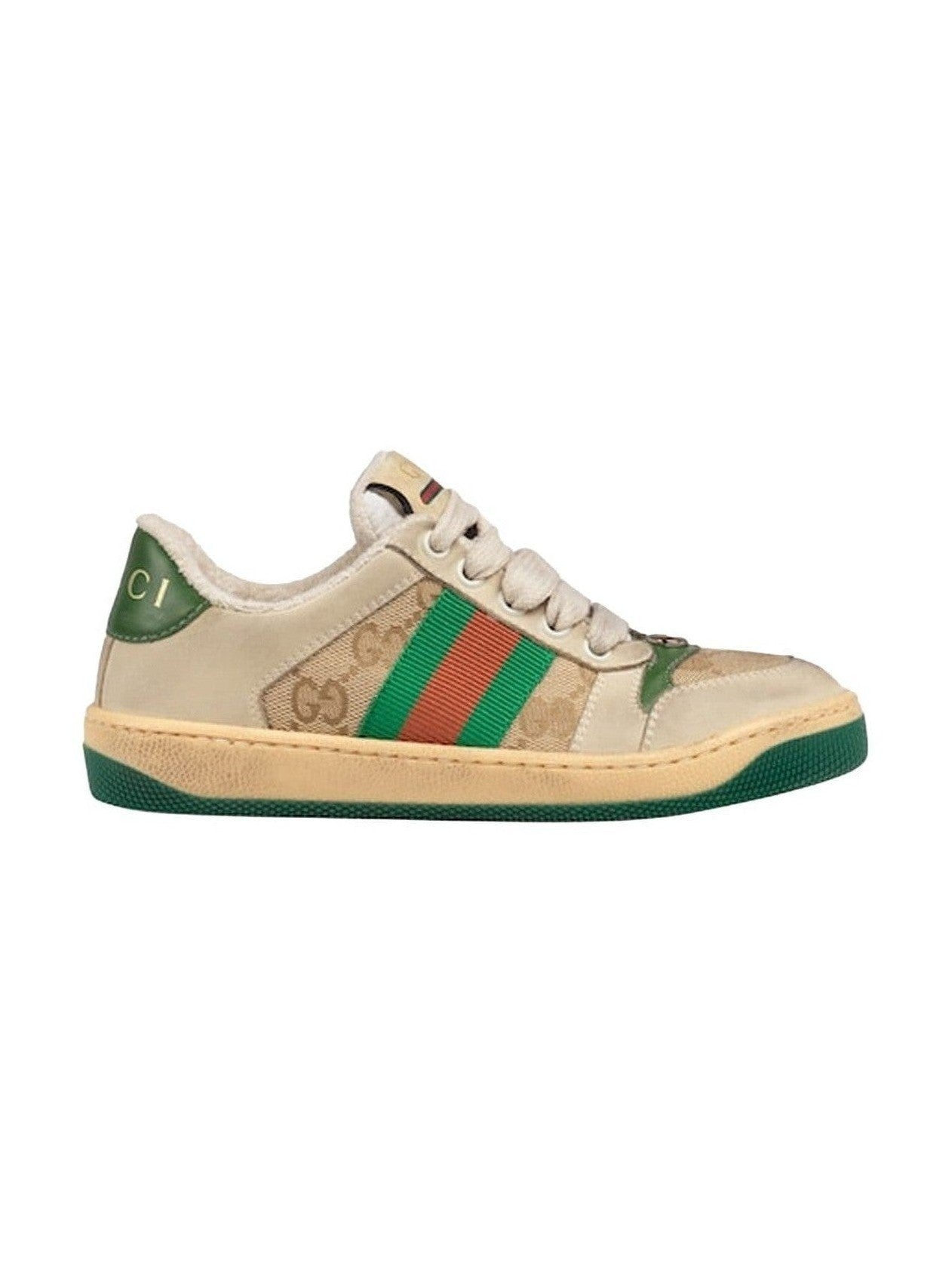 GUCCI SCREENER SNEAKERS MONOGRAM BEIGE