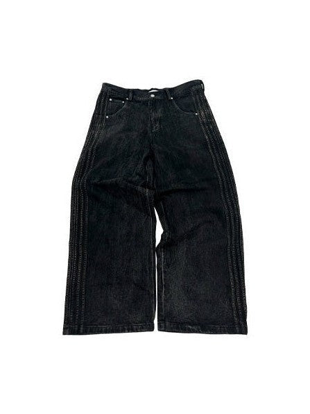 HCW TRACK JEANS BLACK ON BLACK HCW The Hype Company