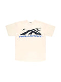 HELLSTAR SPORT LOGO TEE CREAM BLUE HELLSTAR The Hype Company