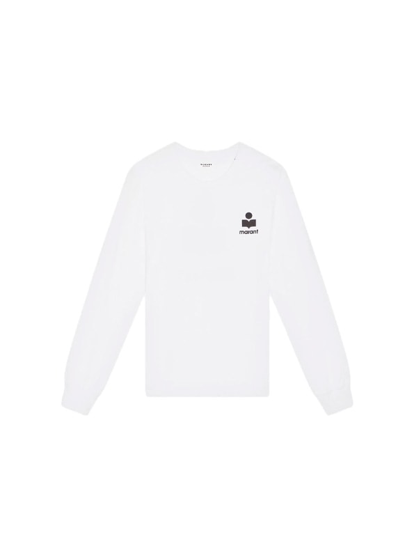 ISABEL MARANT LONG SLEEVE WHITE BLACK LOGO