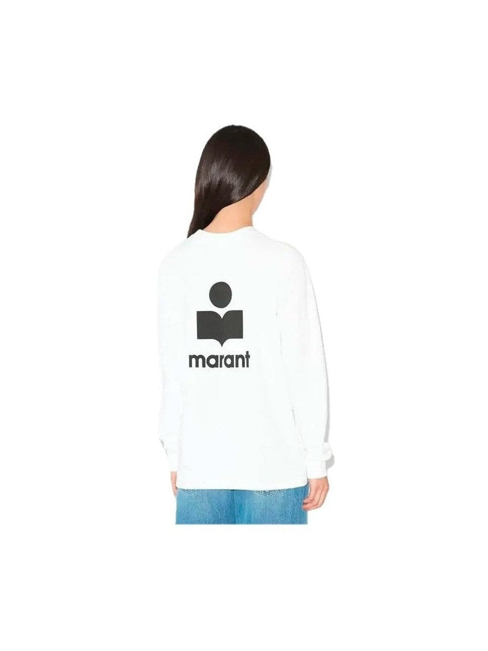 ISABEL MARANT LONG SLEEVE WHITE BLACK LOGO ISABEL MARANT The Hype Company