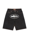 ISLAND BAGGY DENIM SHORT WASHED BLACK CORTEIZ The Hype Company