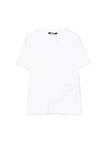 JACQUEMUS BIG J EMBROIDERED WHITE T-SHIRT