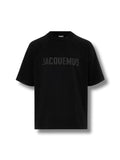 JACQUEMUS BIG LOGO T SHIRT BLACK JACQUEMUS The Hype Company