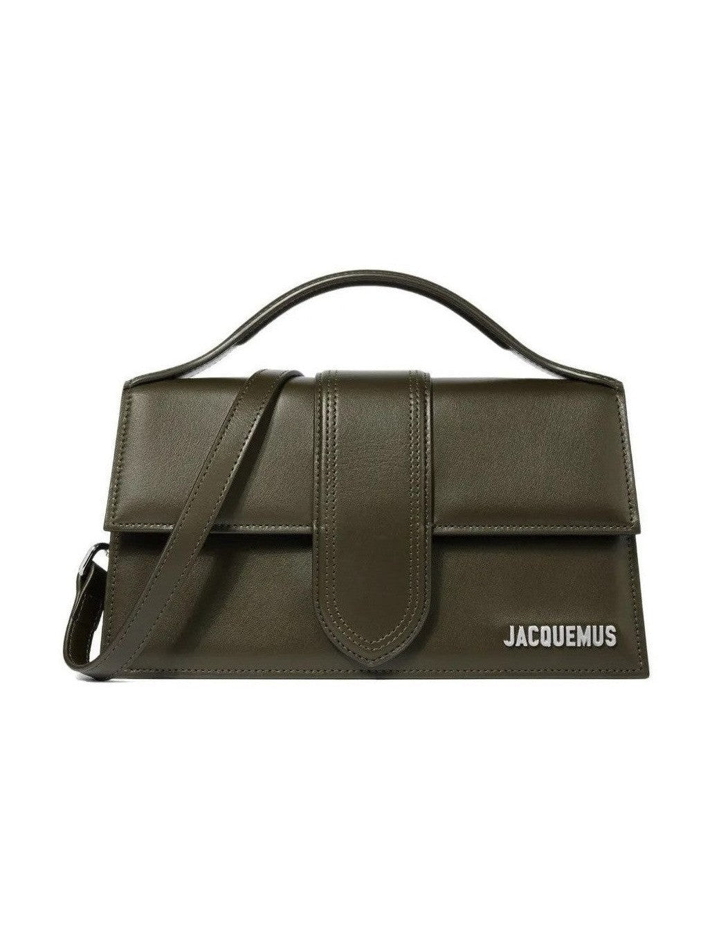 JACQUEMUS LE GRAND BAMBINO BAG KHAKI