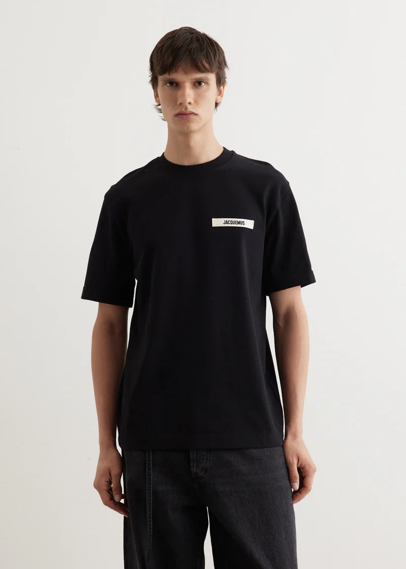 JACQUEMUS LE GROSS T-SHIRT BLACK
