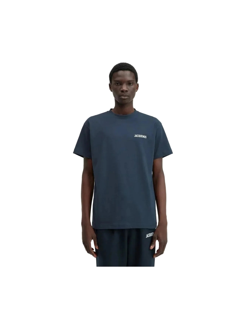 JACQUEMUS T SHIRT NAVY LOGO