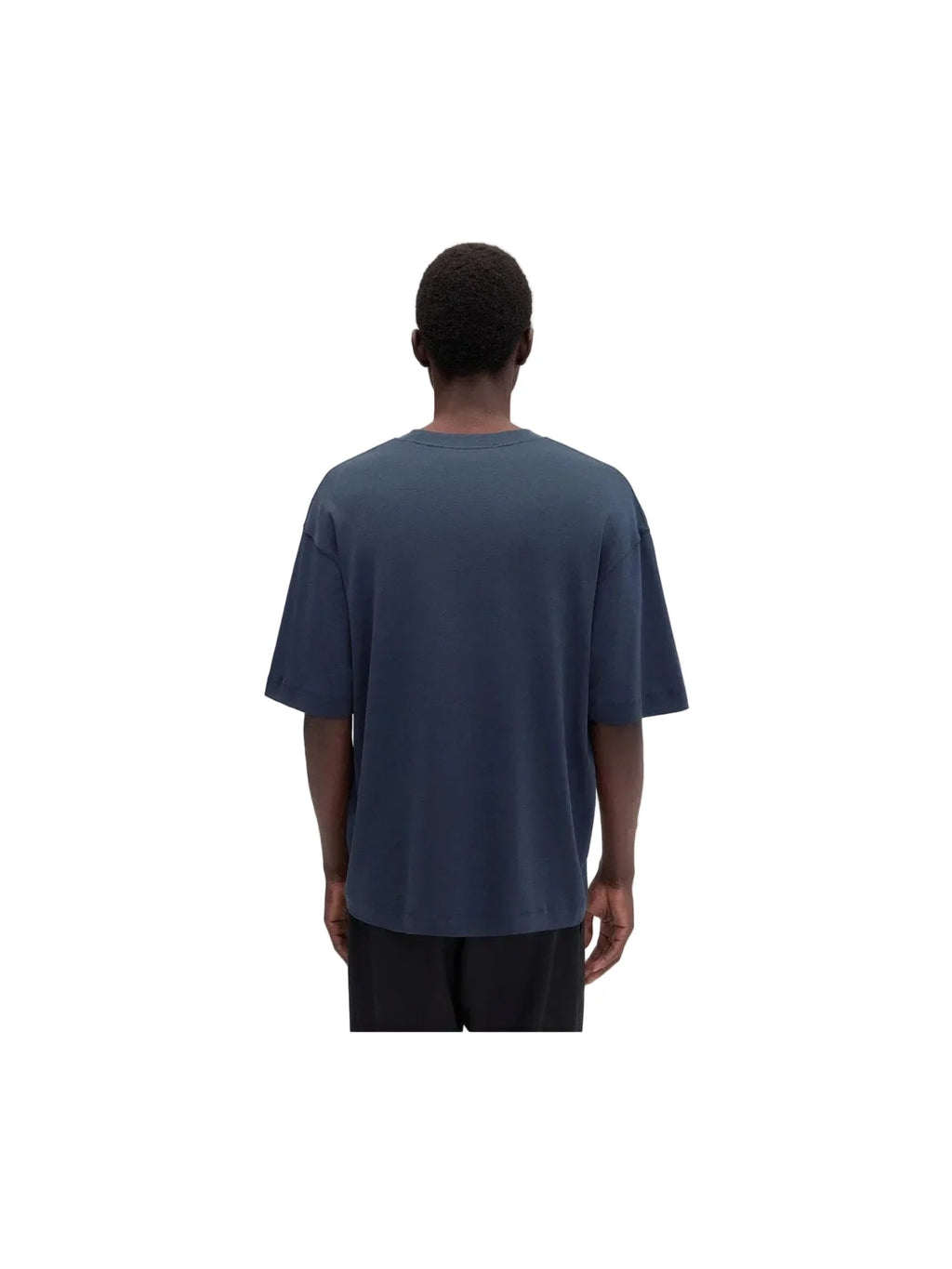 JACQUEMUS T SHIRT NAVY LOGO