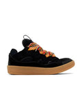LANVIN CURB SNEAKERS BLACK ORANGE GLITTER LANVIN The Hype Company
