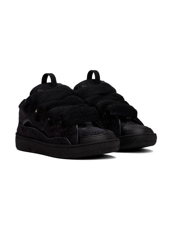LANVIN CURVED SNEAKERS GLITTER BLACK LANVIN The Hype Company