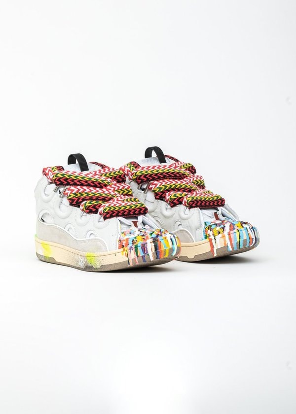 LANVIN X GALLERY DEPT PAINTED CURB LEATHER